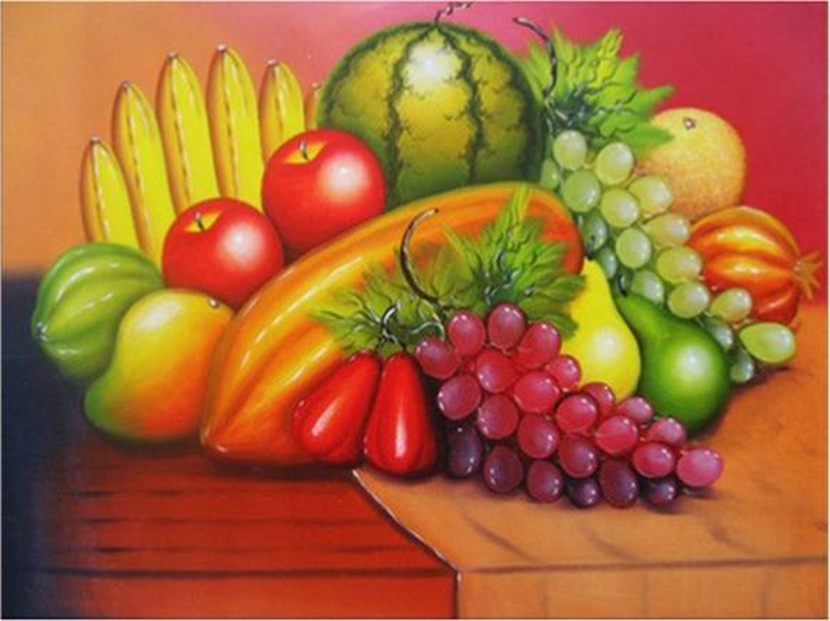 Diamond Painting Verschillende Soorten Fruit | 40*50 CM!